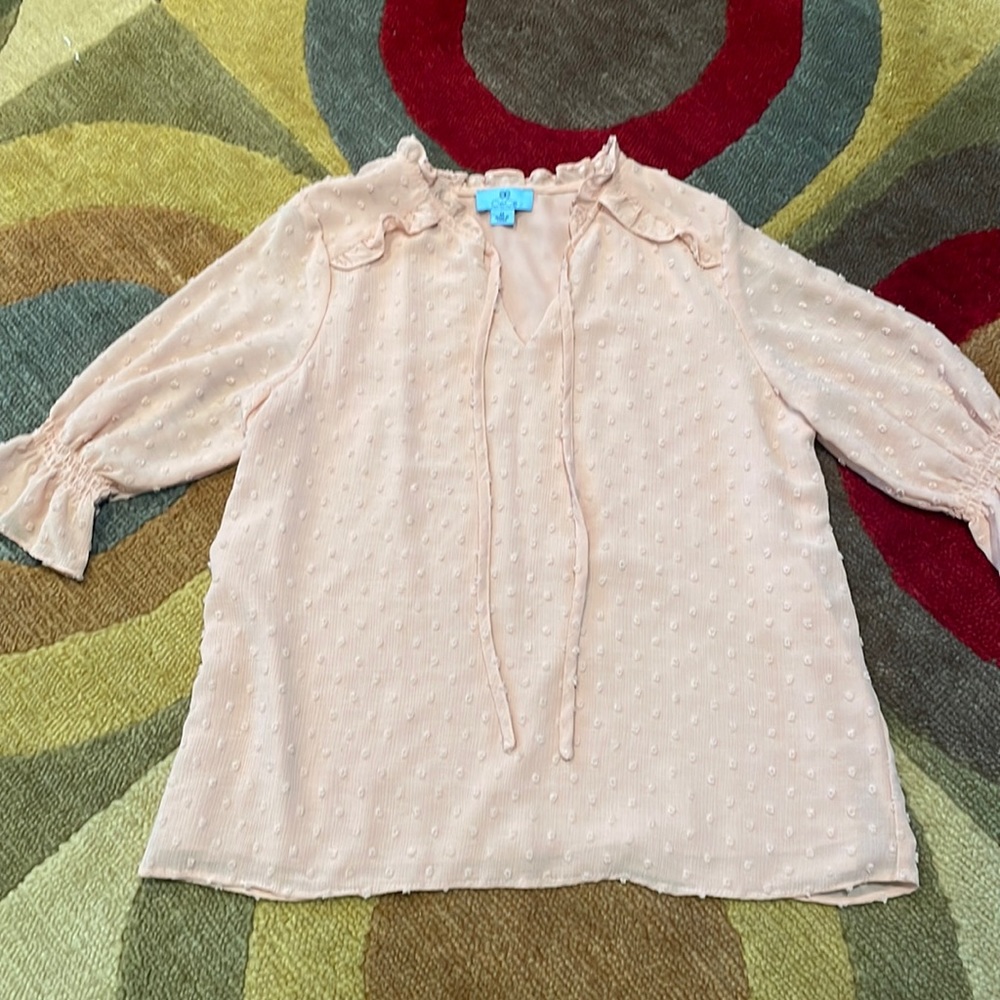 Women’s CeCe Peach Blouse, Size M